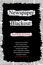 Newspaper blackout cover image