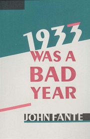 1933 was a bad year cover image