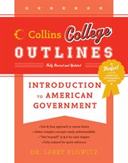 Introduction to American government cover image