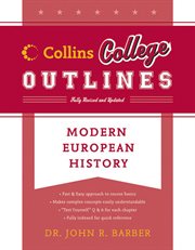 Modern European history cover image