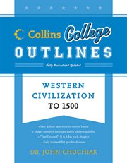Western civilization to 1500 cover image