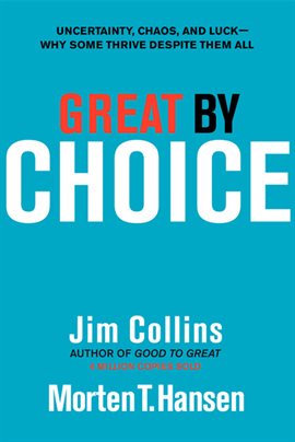 Cover image for Great by Choice