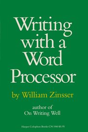 Writing with a word processor cover image