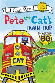 Pete the cat's train trip cover image