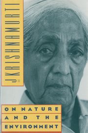 On nature and the environment cover image