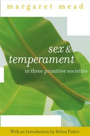 Sex and temperament in three primitive societies cover image