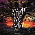 What we saw : a thriller cover image