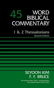 1 and 2 Thessalonians : Word Biblical Commentary cover image