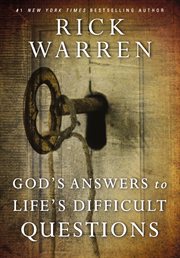 God's answers to life's difficult questions cover image