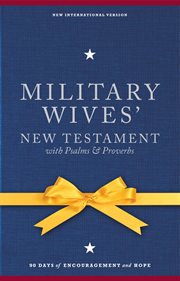 Niv, military wives' new testament with psalms and proverbs cover image