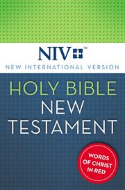 The NIV New Testament (red letter edition) cover image