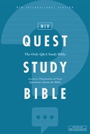Niv, quest study bible : The Only Q and A Study Bible cover image