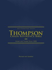 Niv, thompson chain-reference bible : Reference Bible cover image