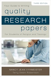 Quality research papers : for students of religion and theology cover image