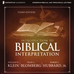 Introduction to biblical interpretation cover image