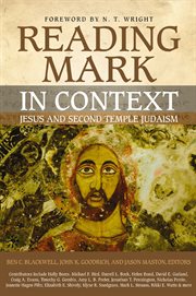 Reading mark in context. Jesus and Second Temple Judaism cover image