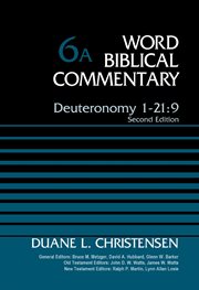Deuteronomy 1-21:9 cover image