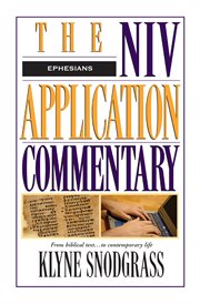 Ephesians : from Biblical text to contemporary life cover image