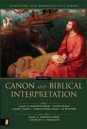 Canon and biblical interpretation cover image