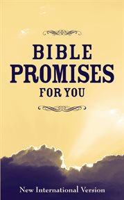 Bible promises for you : from the New International version cover image