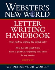 Webster's New World letter writing handbook cover image