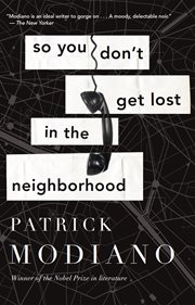 So you don't get lost in the neighborhood : a novel cover image