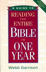 A Guide To Reading The Entire Bible In One Year cover image