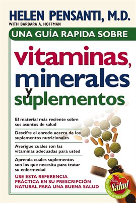 Cover image for Una Guía Rápida De Vitaminas, Minerales Y Suplementos