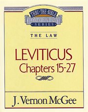 Leviticus. Chapters 15-27 cover image