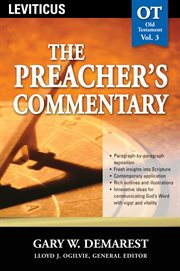 The preacher's commentary, vol. 03. Leviticus cover image