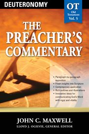 The preacher's commentary, vol. 05. Deuteronomy cover image