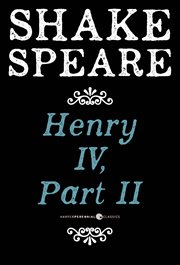 Henry IV, part II : a history cover image