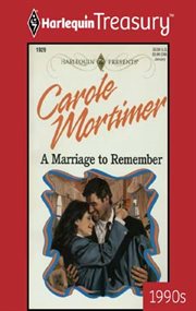 A Marriage To Remember A Marriage To Remember