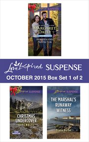 Love inspired suspense October 2015. Box set 1 of 2 cover image