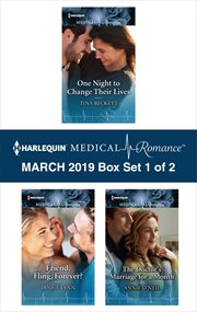 Harlequin medical romance March 2019. Box set 1 of 2 cover image