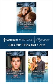 Harlequin medical romance July 2019. Box set 1 of 2 cover image