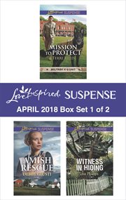 Harlequin love inspired suspense April 2018. Box set 1 of 2 cover image