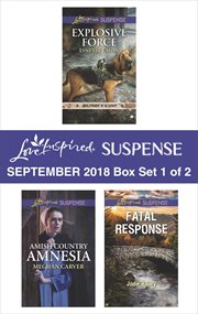 Love inspired suspense September 2018. Box set 1 of 2 cover image