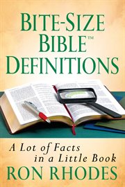 Bite-size bible definitions : a lot of facts in a little book cover image