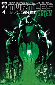 Teenage Mutant Ninja Turtles. Black, White, and Green cover image