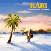 Palm trees in the snow cover image