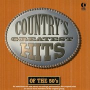 Country's greatest hits of the 50's cover image