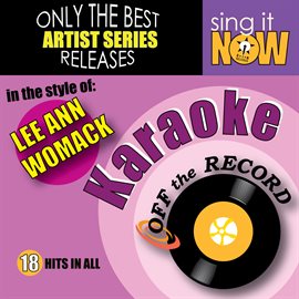 Cover image for Karaoke - In The Style Of Lee Ann Womack