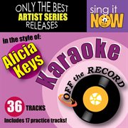 Karaoke - in the style of alicia keys cover image