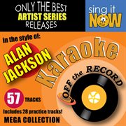Alan jackson mega collection (karaoke version) cover image