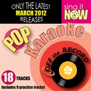 March 2012 pop hits karaoke cover image