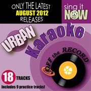 August 2012 urban hits karaoke cover image
