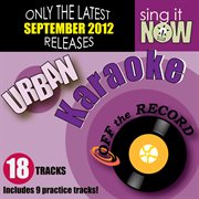 September 2012 urban hits karaoke cover image