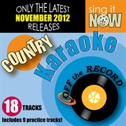 November 2012 country hits karaoke cover image