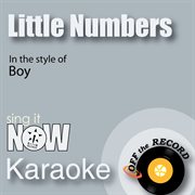 Little numbers (in the style of boy) [karaoke version] cover image